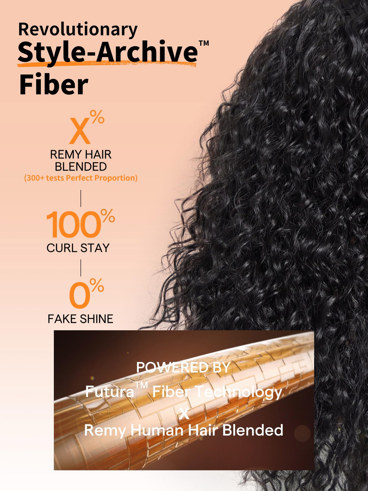 Curly Human Hair Wig with Bangs – Shaggy Waves, Big Hair, Ready-to-Wear