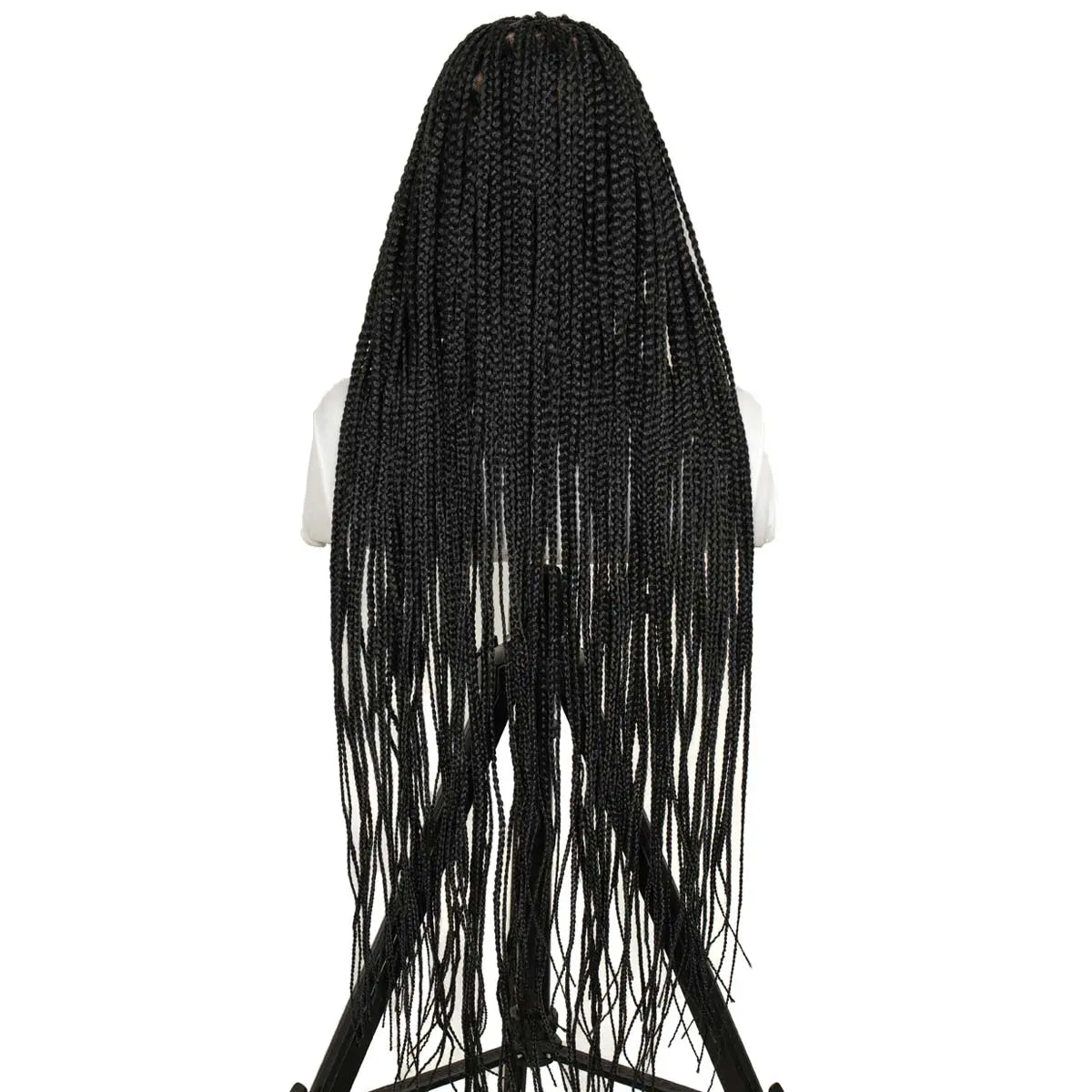 36" Knotless Square Full Handmade Premium Synthetic Fiber Box Braided Wig