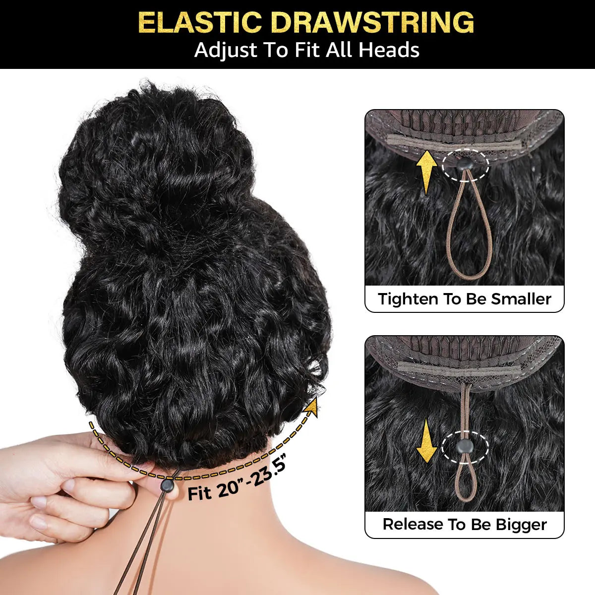 Full Burmese Curly 13x6 Lace Frontal Glueless Wig – #4 Chocolate Brown, 220% Density, Water Wave Virgin Human Hair, Pre-Plucked Natural Hairline