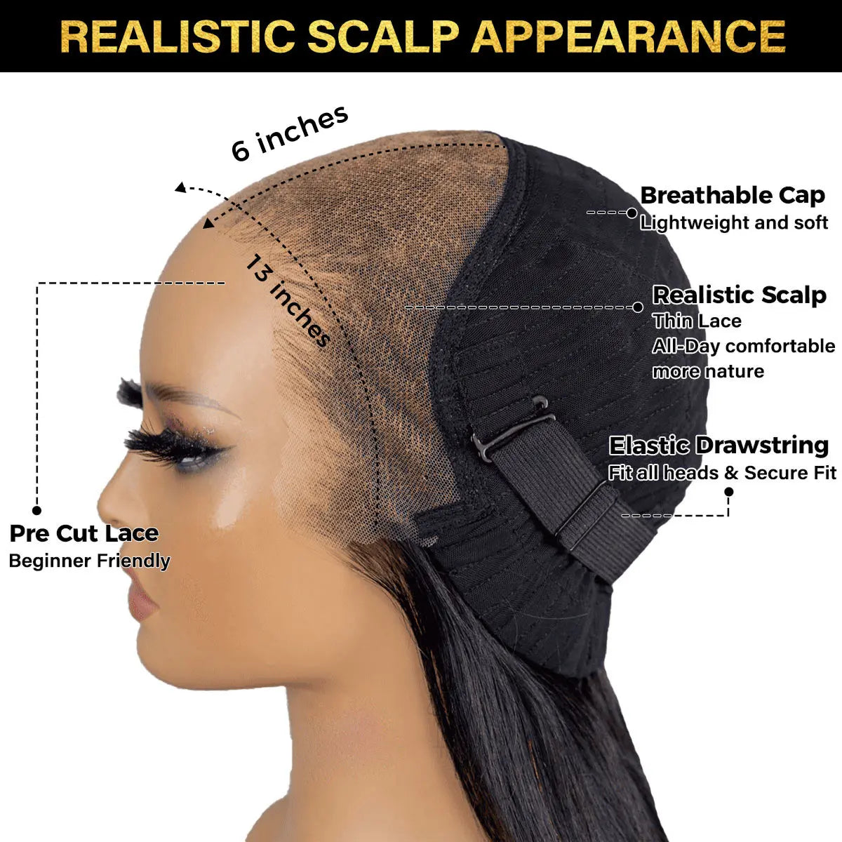 Full Burmese Curly 13x6 Lace Frontal Glueless Wig – #4 Chocolate Brown, 220% Density, Water Wave Virgin Human Hair, Pre-Plucked Natural Hairline